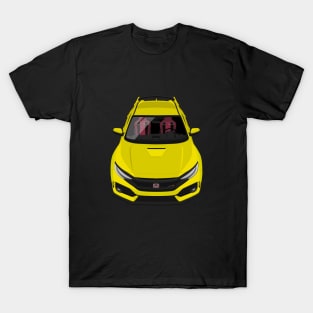 Civic Type R 10th gen 2018-2020 - Yellow T-Shirt